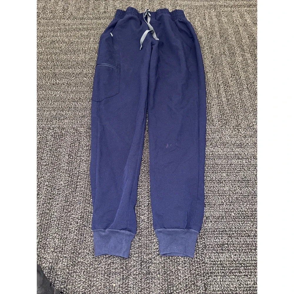 Figs‎ Pants Womens XS Scrub Cade Graphite Blue Cargo Scrub Medical Uniform